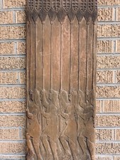 Antique Neo-Assyrian Persian Hand Carved Relief Architectural Panel Plaque Rare picture