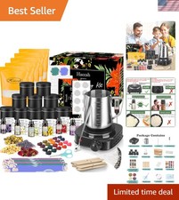 Complete Candle Making Kit with 500W Melter & Supplies for Adults picture