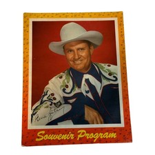 Vintage 1950s Gene Autry Show Souvenir Program Annie Oakley Western TV picture