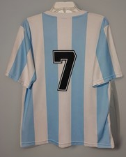 Argentina 1986 Rare Jorge Burruchaga #7 World Cup Jersey picture