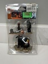 Lemax Spooky Town Halloween #32775A Graveyard Shift Village Accessory 3 PC. picture