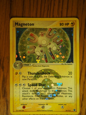 Pokemon 2004 Fire Red Leaf Green Magneton reverse holo card picture