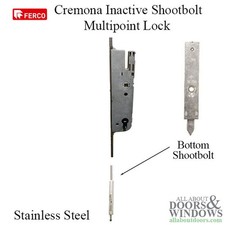Cremona 35/92 Inactive Shootbolt Passive Door Silver Ferguard picture