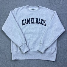 VTG Champion Reverse Weave Camelback Sweatshirt Mens M Gray Crewneck Pullover picture