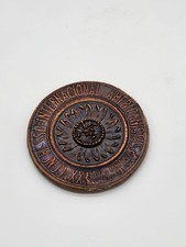 Antique International Congress of Americanists Bronze Medal – C.A.I. – Allegoric picture