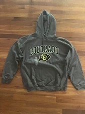 NWT Fanatics Colorado Buffaloes NCAA Football Hoodie Mens Large Charcoal picture