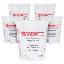 8-Ounce (1/2 Pint) Paint & Epoxy Mixing Cup Calibrated Ratios - Pack of 12 Cups picture