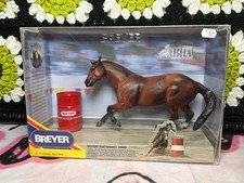 Vintage Breyer Classic Scamper Barrel Racing Horse Set 477 NIB Pristine picture