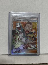2018 Pokemon Lost Thunder FULL ART ULTRA RARE HOLO #213 Professor Elm's Lecture picture