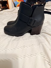 Sz 9.5 M Women Korks Kari Stacked Block Heel Bootie picture