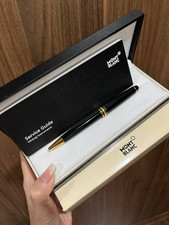 2026 Montblanc Meisterstück 164 Black Gold Ballpoint Pen New Box picture