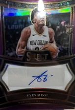 2024-25 Panini Select - Rookie Signatures Yves Missi #RS-MIS Purple Prizm /75  picture