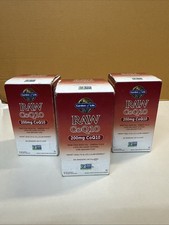 Lot of 3 Garden of Life RAW CoQ10 200mg 60 Vegan Capsules Exp 11/2026 picture