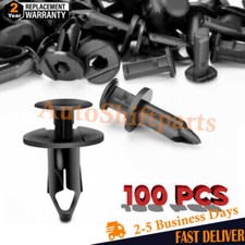100x 8mm Fender Clips Body Rivets Push Pin for ATV HONDA TRX300EX 450R Rancher picture