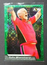 2022 Upper Deck AEW All Elite Wrestling Crew Tully Blanchard Green Pyro /399 picture
