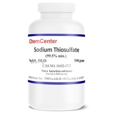Sodium Thiosulfate, Reagent, Fine Crystal, 99.5% min., 500 grams picture