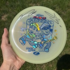 Discraft Mega Glo Power Up Buzzz — Paul McBeth/Anthony Barela Signed picture