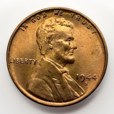1944-S Lincoln Cent Wheat Penny RD Mint State picture
