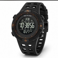 Activa X Invicta Digital Essentials 50mm Quartz Digital Black Sport Alarm picture