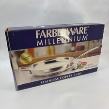 Farberware Millennium 12 Inch Open Skillet Stainless Copper Clad picture