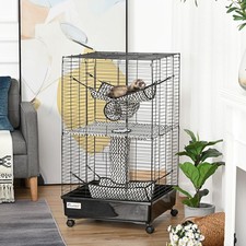 Small Animal Habitat Pet Play House for Ferret w/ Wheels Hammocks Tunnels picture