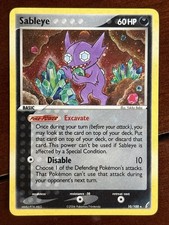 Pokemon Crystal Guardians Sableye 10/100 Holo Rare LP picture