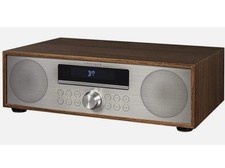 Crosley CR3501A-WA Fleetwood Clock Radio & CD Player w/ Bluetooth - Walnut picture