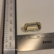 14.36 Carat EUCLASE GIA CERT APPRAIS. Fancy Cut Gem. Natural/Untreated/Unheated. picture