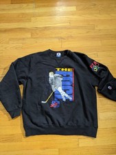 Vintage Rare 90s Olympic USA Hockey Champion XL Sweatshirt picture