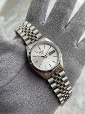 vintage seiko 5 Fluted bezel automatic stainless steel cal 7009-3111 mens japan picture