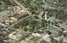Morristown NJ New Jersey Aerial View The Green Historic Park Vtg Postcard 27A picture