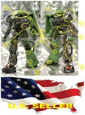 Metal Details up Part Set RED for 1/100 MG BANDAI MS-06J ZAKU II 2.0 ❶US Seller❶ picture
