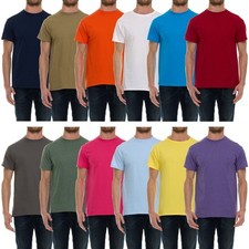 SOCKS'NBULK 12 Pack of Mens Short Sleeve Crew Neck Cotton Bulk Tees for Men picture
