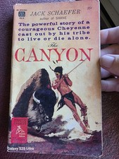 Vintage 1961 The Canyon Jack Schaefer Paperback  2nd Printing  picture