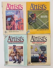 Lot of 4 The Artist's Magazines 1989 1991 1992 picture