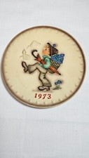 Vintage 1973 Hummel Annual Plate, Boy, Hand Painted, Made in West Germany, picture