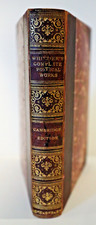 Vintage Whittier Complete Poetical Works, 1894, Cambridge Edition, Leather 1/2 b picture