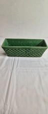 Vintage green rectangle McCoy Pottery planter picture