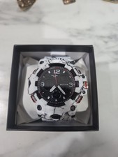 NWT Activa ACW8008-003 Men's Dual Time Watch White Marble picture