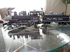 BACHMANN G SCALE BIG HAULERS BALTIMORE OHIO ROYAL BLUE STEAM LOCOMOTIVE W/TENDER picture