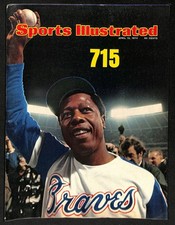 April 15, 1974 Sports Illustrated Magazine NOLABEL Newstand Hank Aaron 715 HR picture