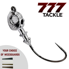 Poison Swim Weedless Bass Fishing Jig UnPainted Mustad Wide Hook 5 10 or 25 Pack picture