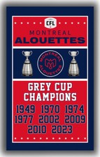 Montreal Alouettes Football Team Grey Cup Champions Flag 90x150cm 3x5ft Banner picture