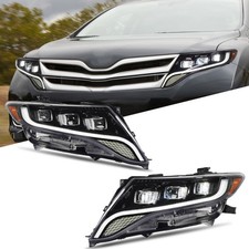 Pair Animation Projector LED Headlights For 2009-2016 Toyota Venza Head Lamps picture