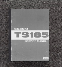185 TS DUAL-SPORT MOTORCYCLE Factory Repair Supp Manual Fits SUZUKI TS185 185 TS picture