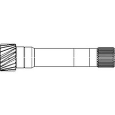Shaft C5NN772A Fits Ford 4100 4110 4190 4200 4330 4340 4400 4410 4500 530A 531 picture