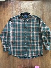 Sir Pendleton Men's L Plaid Shirt 100% Virgin Wool USA Fabric No Flaws Rare 90s picture