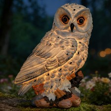 Owl shaped garden decoration resin animal yard decoration Christmas gift picture