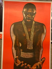 ISAAC HAYES BLACK MOSES VINTAGE 1970's ADVERT THE MOVEMENT SOUL POSTER -NICE picture