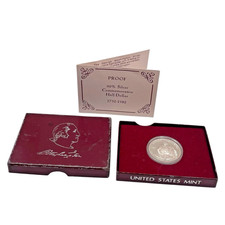 1982-S PROOF George Washington 90% Silver Commemorative Half Dollar w/Box picture